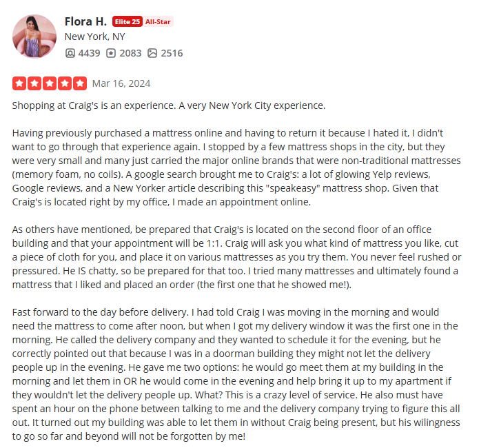 Yelp Review 1